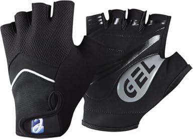 51RMqGaznqL._AC_SX385_.jpg Elite Cycling Gloves Gel Fingerless Short Racing Cycle Gloves Black L