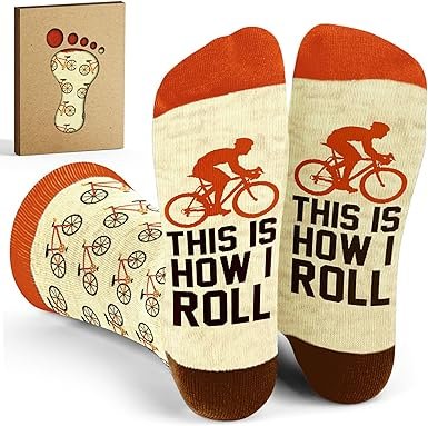 VICRAZY Hiking, Cycling, Camping Socks for Men, Women - Hiking, Bicycle, Camping, Bike Accessories, Stocking Stuffers